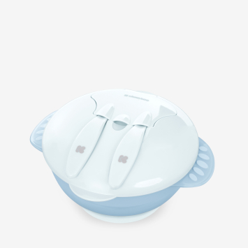 Cuenco 4en1 Feed-me-up Azul