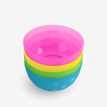 Juego de cuencos PP 4uds Rainbow