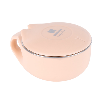 Bowl stainless steel 200ml Cat Pink