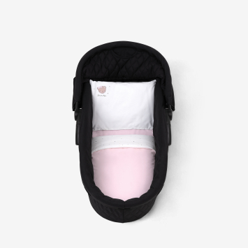 Juego de cama para capazo 6 piezas Dream Big Rosa