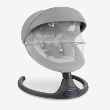 Columpio eléctrico de lado a lado Codie Gris Claro 2025