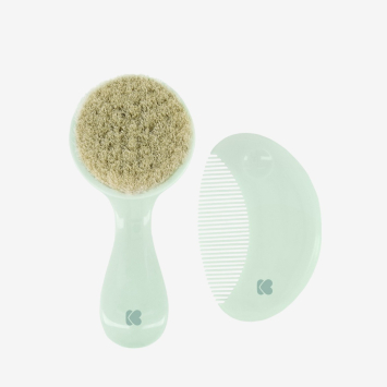 Peine y cepillo con cerdas naturales Savanna Menta