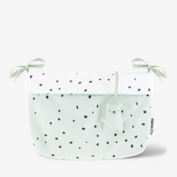 Cesta de pañales con lazos Bear with me Menta