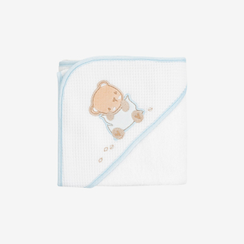 Toalla con capucha 90/90 cm Dream Big Azul