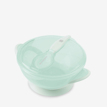 Cuenco con cuchara Feedy Menta