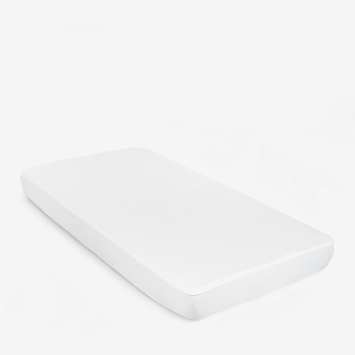 Protector de colchón ajustable - algodón orgánico 80/50/8 cm para mini cuna
