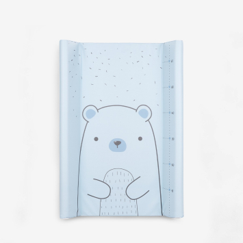 Cambiador duro de PVC 80х50cm Bear with me Azul