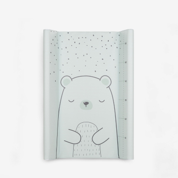 Cambiador duro de PVC 80х50cm Bear with me Menta