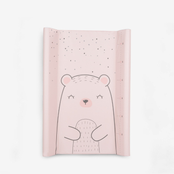 Cambiador duro de PVC 70х50cm Bear with me Rosa
