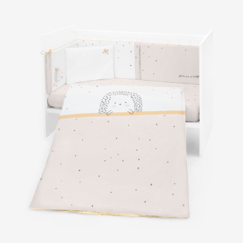 Juego de cama 6 piezas 60/120 Hedge-hugs