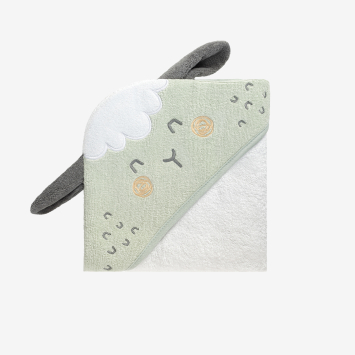 Toalla con capucha 90/90 cm Sleepy Sheep