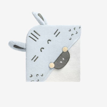 Toalla con capucha 90/90 cm Stripy Friends