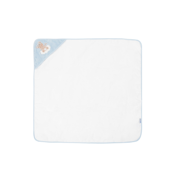 Toalla con capucha 90/90 cm Dreamy Flight Azul