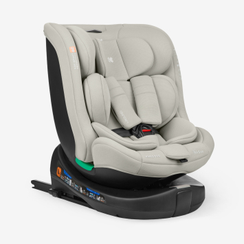Silla de coche 40-150 cm i-Round i-SIZE Gris Claro
