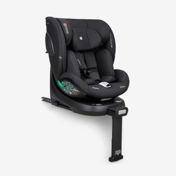 Silla de coche 40-150 cm i-Twist i-SIZE Negro