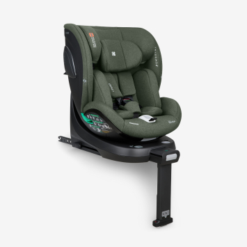 Silla de coche 40-150 cm i-Twist i-SIZE Verde Militar