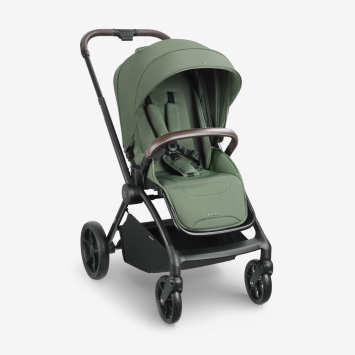 Carrito de bebé 2en1 con capazo Kara Verde Militar 2025