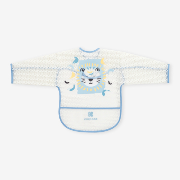 Babero ЕVA de manga larga con recogemigas Arty Azul