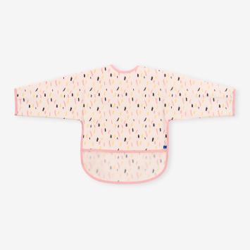 Babero ЕVA de manga larga con recogemigas Arty Rosa Pattern