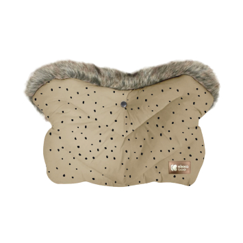 Luxury Fur Dots Beige