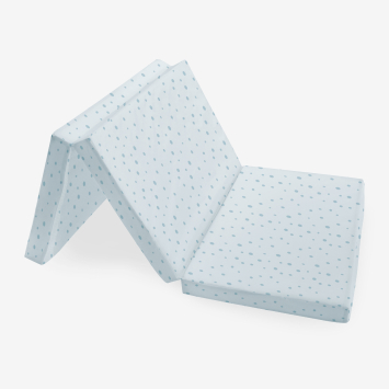 Colchón plegable 60/120/5 cm Dots Azul