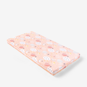 Colchón Fantasia 60x120x6cm Clouds Melocotón