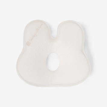 Almohada ergonómica de espuma viscoelástica Bunny Airknit Blanco