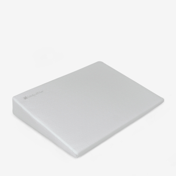 Almohada cuña de cuna de espuma viscoelástica Airknit Gris