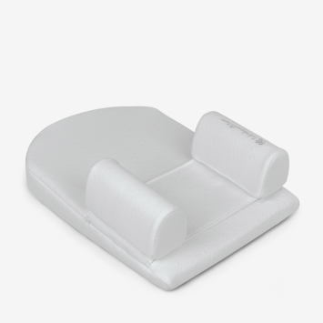 Cuña posicionadora de cuna de espuma viscoelástica Airknit Gris