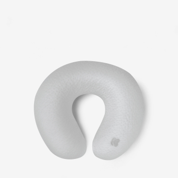 Almohada de viaje de espuma viscoelástica Airknit Gris