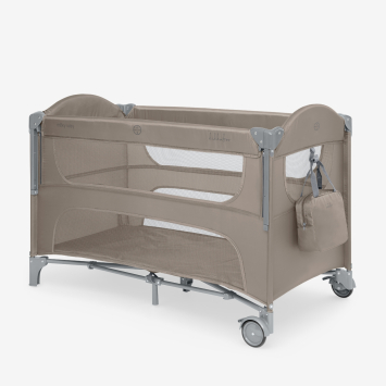 Cuna de bebé de 2 niveles Milky Way Beige 2026