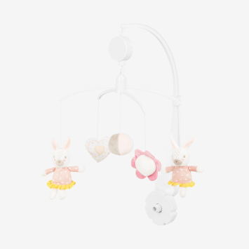 Móvil musical Rabbits in Love