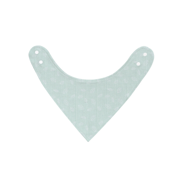 Babero de muselina Leaves Menta