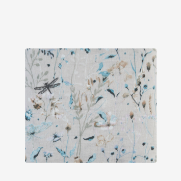 Manta de muselina doble capa 100x100 cm Dreamy Fields Gris