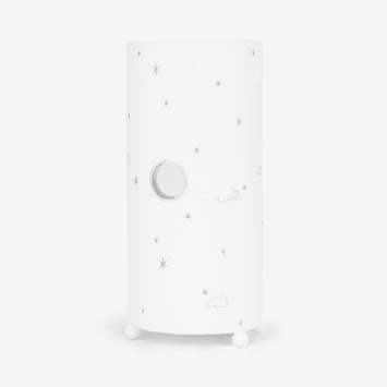 Lámpara infantil con bordado Dream Big Beige