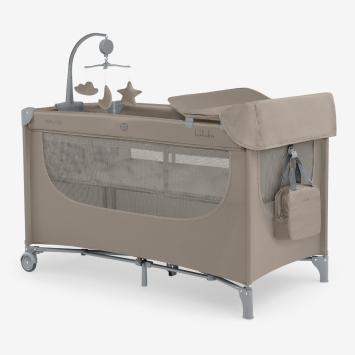 Cuna 2 niveles Nighty Night Beige 2026