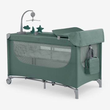 Cuna 2 niveles Nighty Night Verde 2026