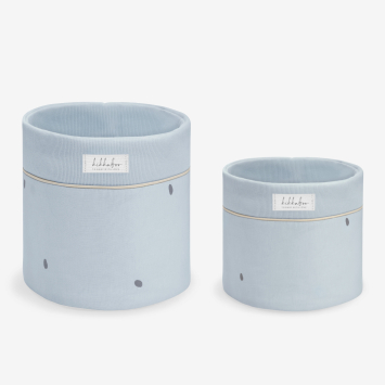 Cesta de guardería set de 2 uds - 18cm y 14cm Stripy Friends