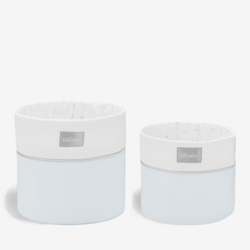 Cesta de guardería set de 2 uds - 22cm y 18cm Dream Big Azul