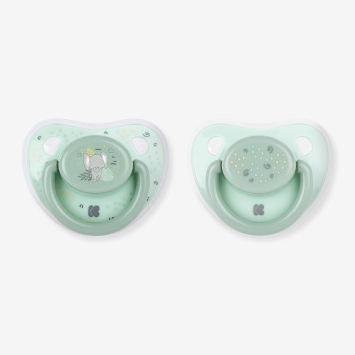 Chupete 6-18m Savanna Menta 2uds