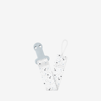 Clip para chupete con cinta Savanna Azul