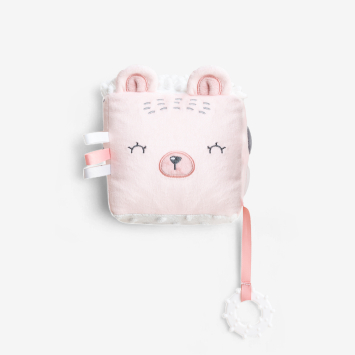 Cubo de peluche Bear with me Rosa