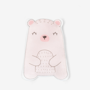 Peluche-cojín Bear with me Rosa