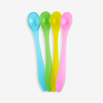 Juego de cucharas PP 4uds Rainbow