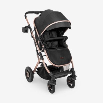 Carrito de bebé 2en1 asiento transf. Scarlett Negro