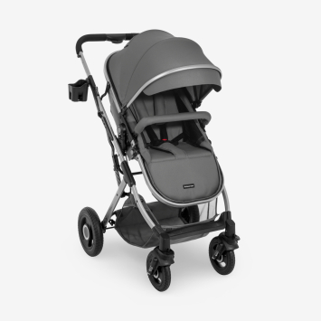 Carrito de bebé 2en1 asiento transf. Scarlett Gris Oscuro