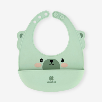 Babero de silicona Menta