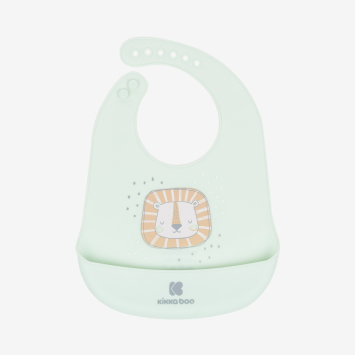 Babero de silicona Savanna Menta