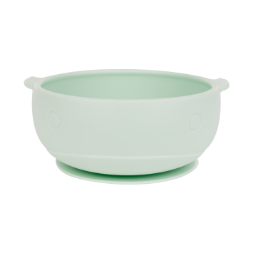 Cuenco de silicona Whale Menta