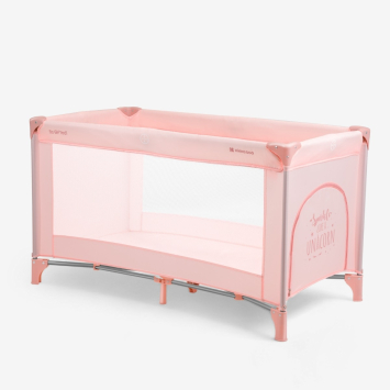 Cuna de viaje 1 nivel So Gifted Rosa 2023
